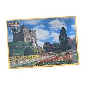 Vintage 90s Rose Art Kodacolor Castle Keep Ruin England 1000 Piece Jigsaw Puzzle